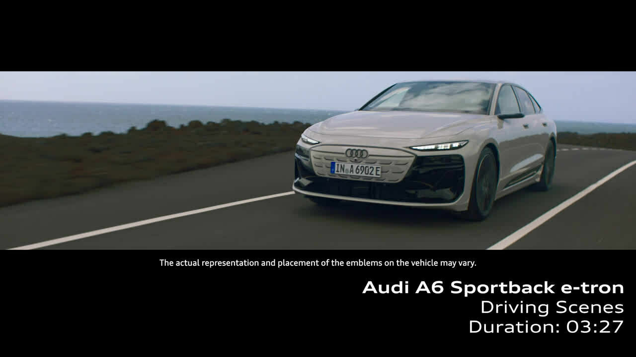 Audi A6 e-tron Family - Footage (dynamic)