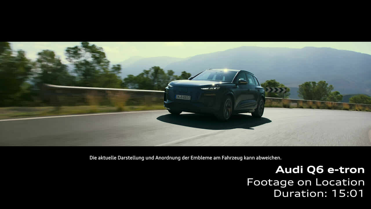 Audi Q6 e-tron, Audi SQ6 e-tron – Footage (On-Location)