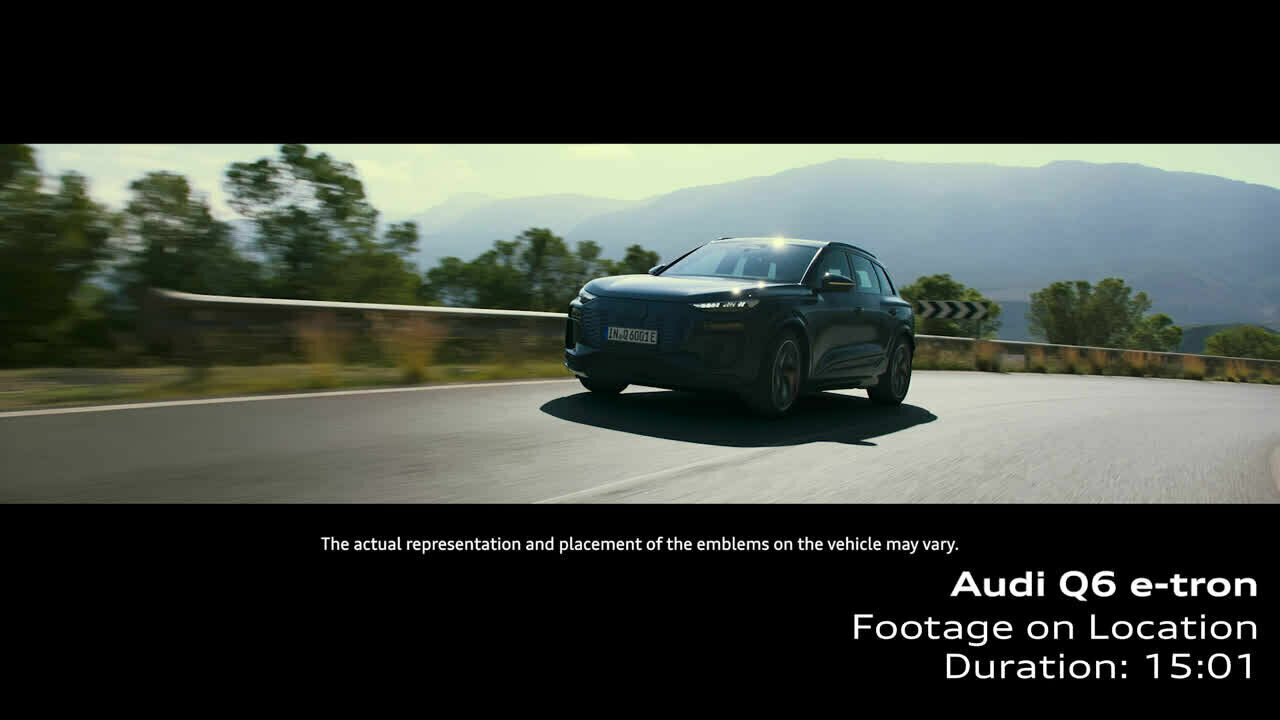 Audi Q6 e-tron, Audi SQ6 e-tron   Footage (on location)