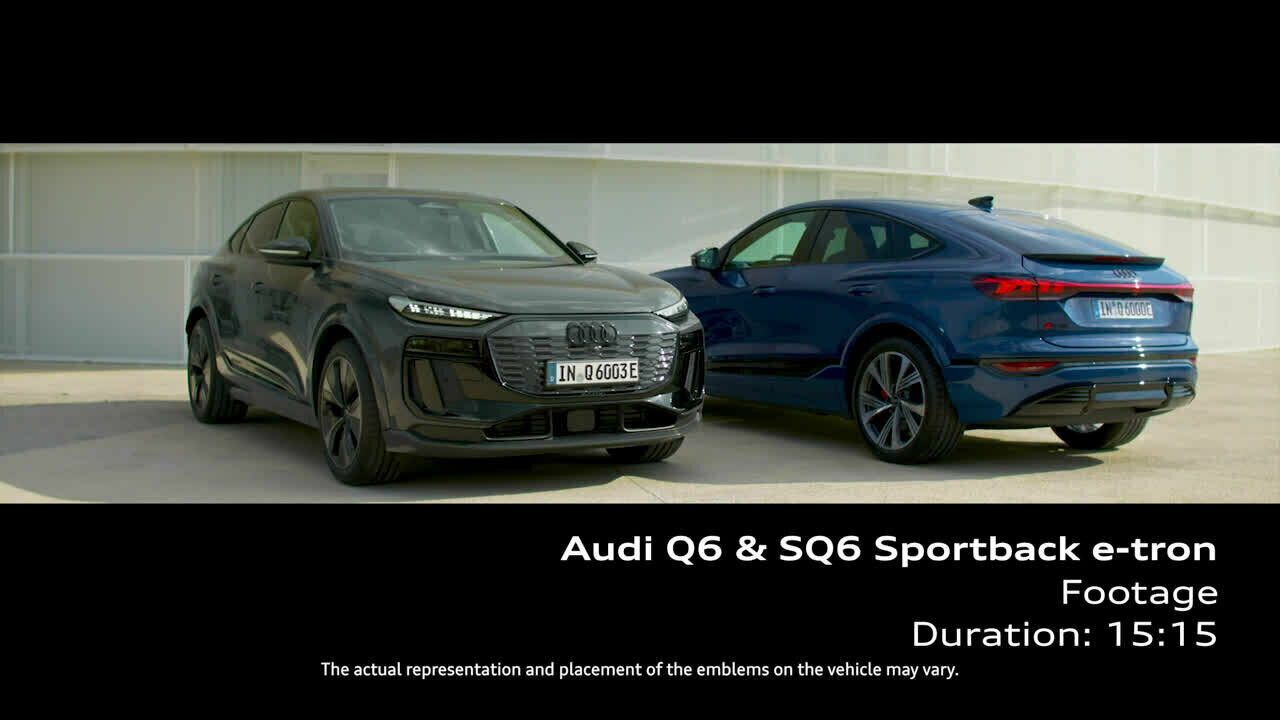 Audi Q6 Sportback e-tron, Audi SQ6 Sportback e-tron   Footage (dynamic)