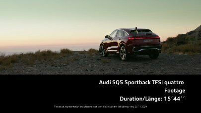Audi Q5 Sportback, Audi SQ5 Sportback – Footage (dynamisch, vertikal)