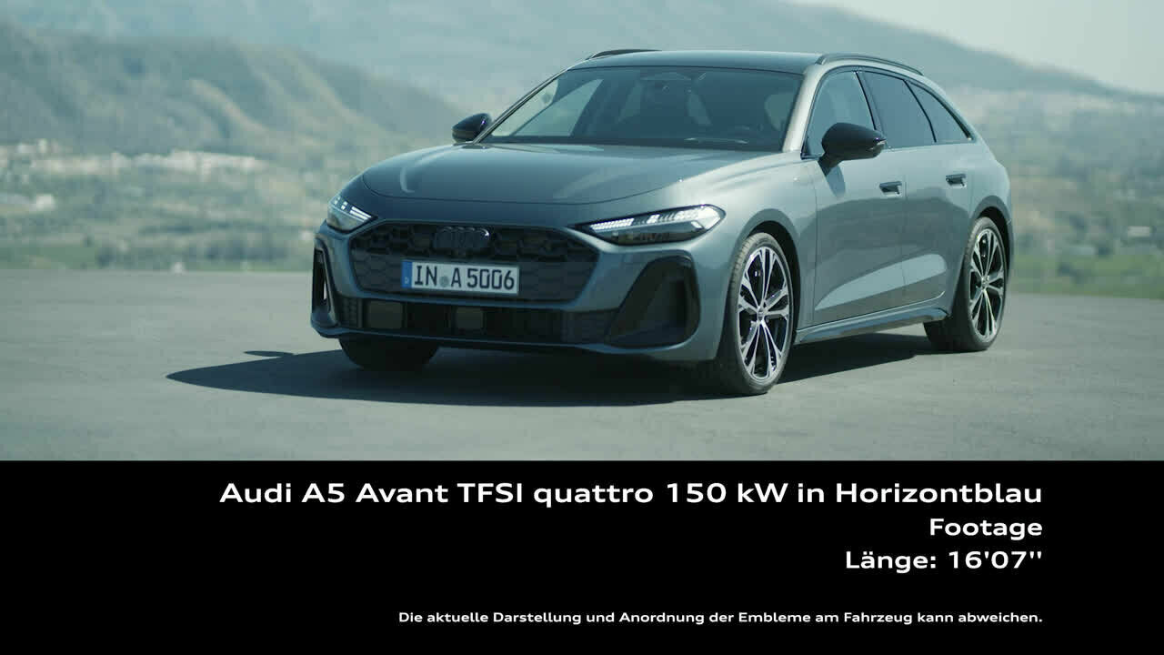 Audi A5 Avant   Footage (dynamic)