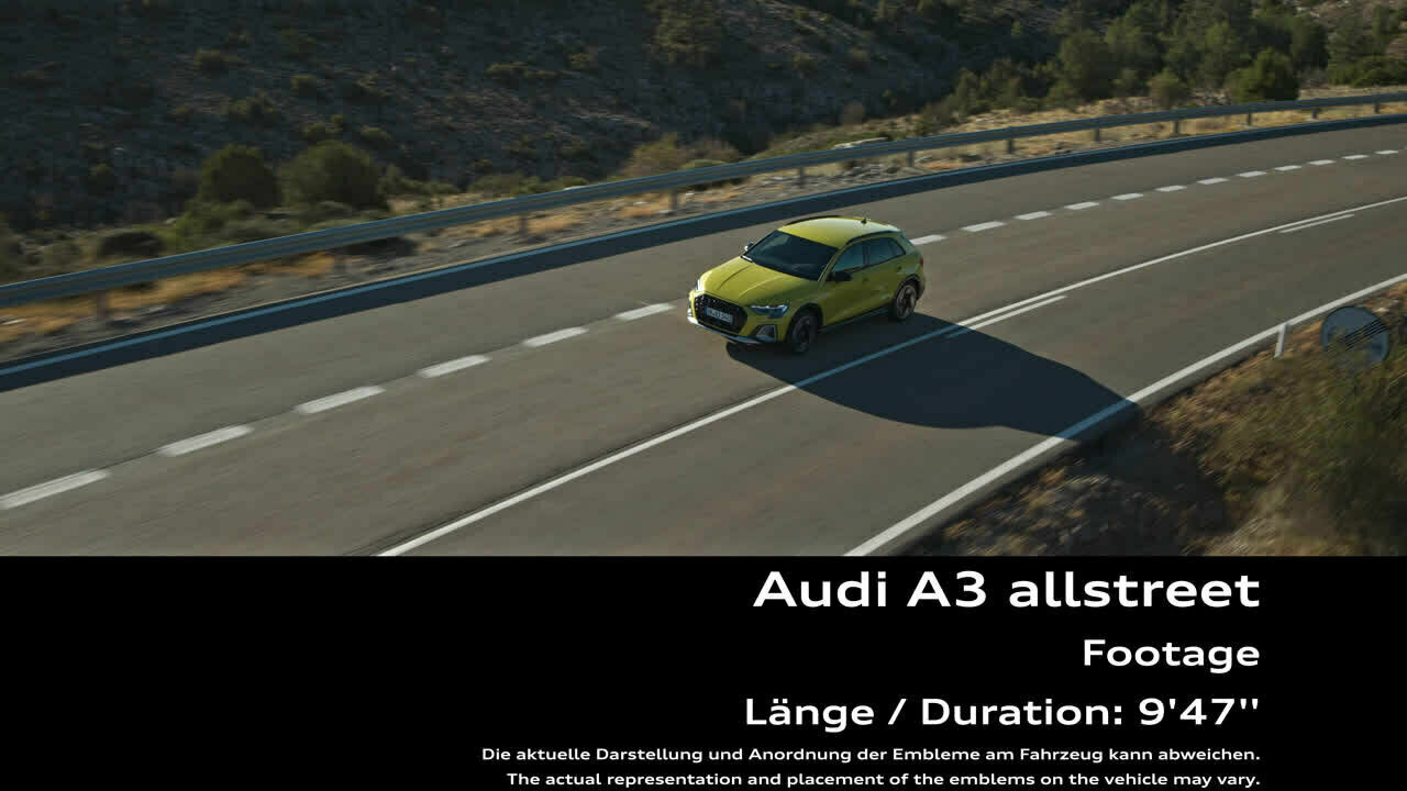 Audi A3 allstreet – Footage (dynamisch)
