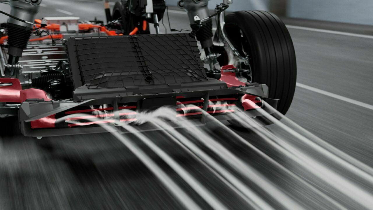 Audi Q6 Sportback e-tron – Drive and battery efficiency – Animation