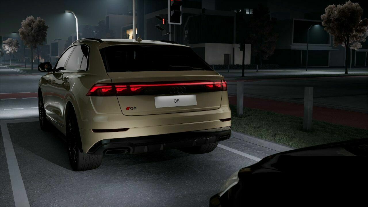 Audi Q8 – Lichttechnologien – Animation