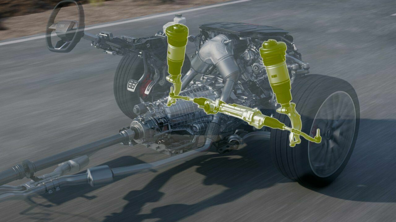 Audi SQ5 SUV – Chassis technology – Animation
