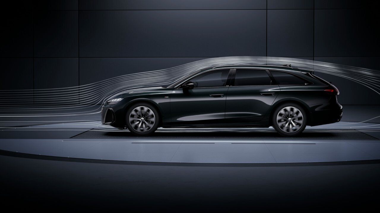 Audi A6 Avant – Aerodynamik – Animation