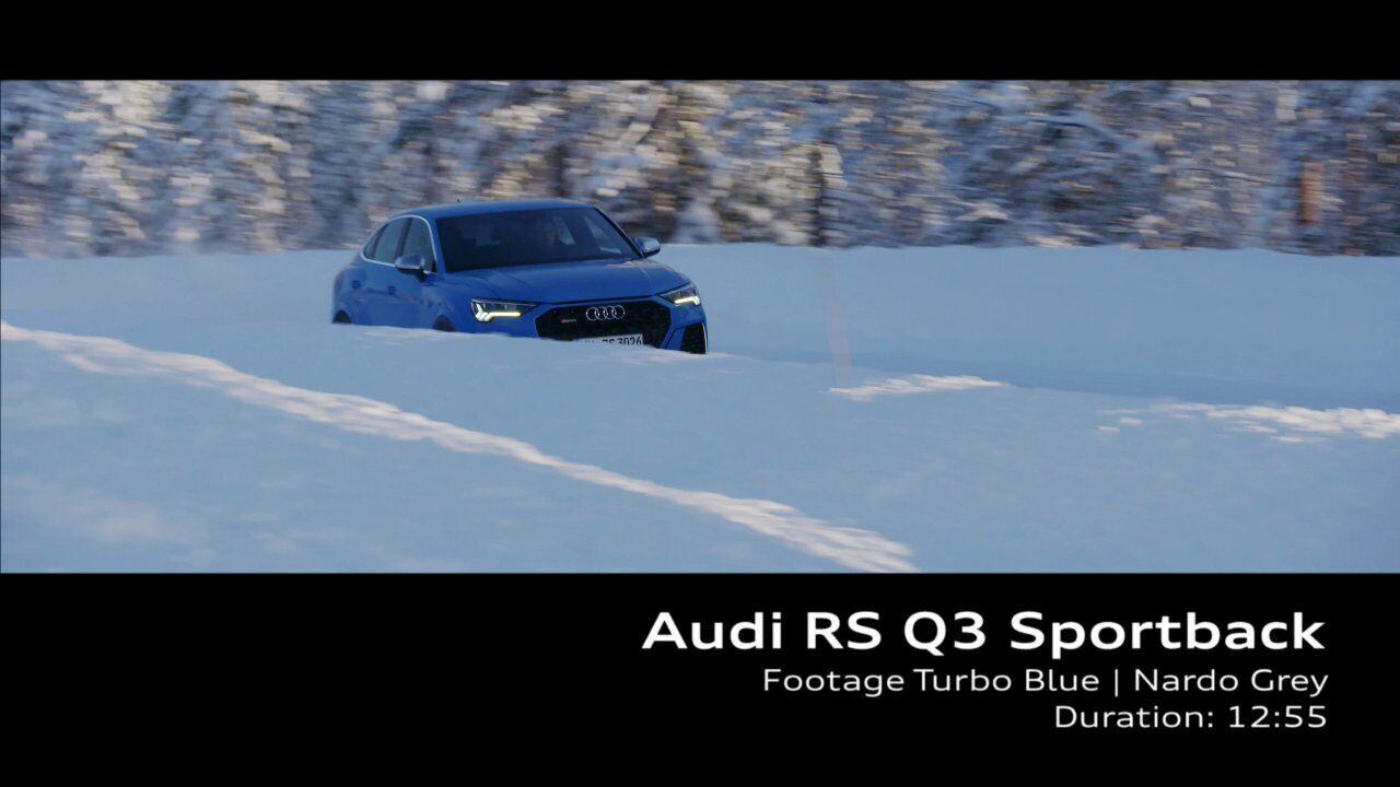 Audi RS Q3 Sportback – Footage (on location)
