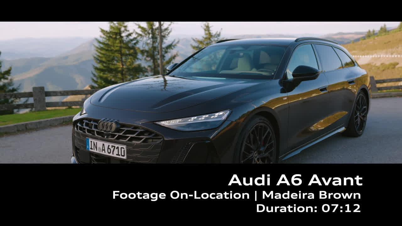 Audi A6 Avant Madeira brown – Footage (on location)