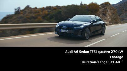 Audi A6 Limousine – Footage (dynamisch, vertikal)
