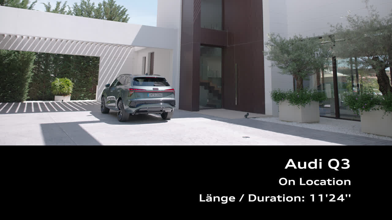Audi Q3 SUV – Footage (dynamic)