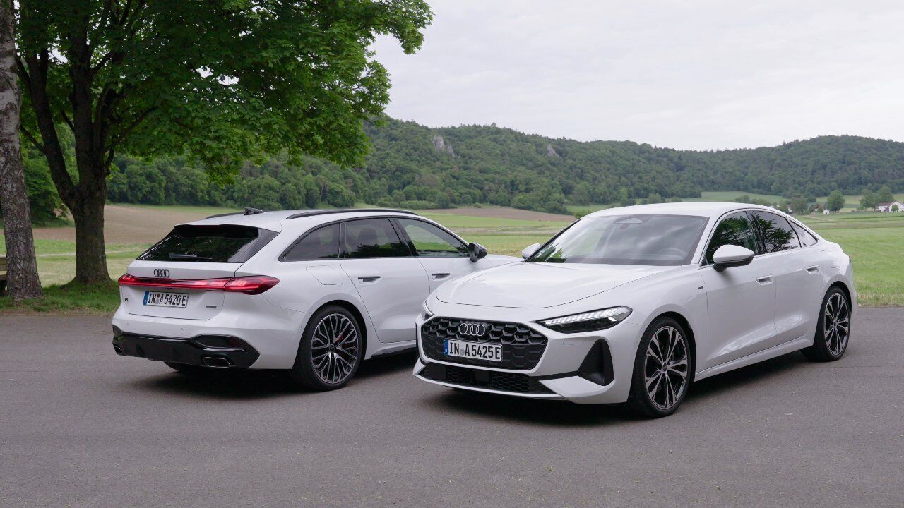 Audi A5 Sedan e-hybrid quattro, Audi A5 Avant e-hybrid quattro – Trailer (on location)