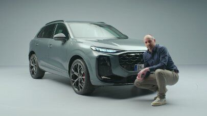 The light technology of the Audi Q3 SUV (vertical)