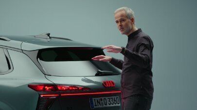 The design of the Audi Q3 SUV (vertical)