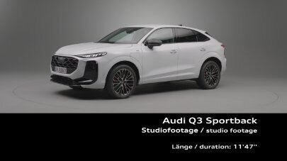 Audi Q3 Sportback – Footage (Studio, vertical)
