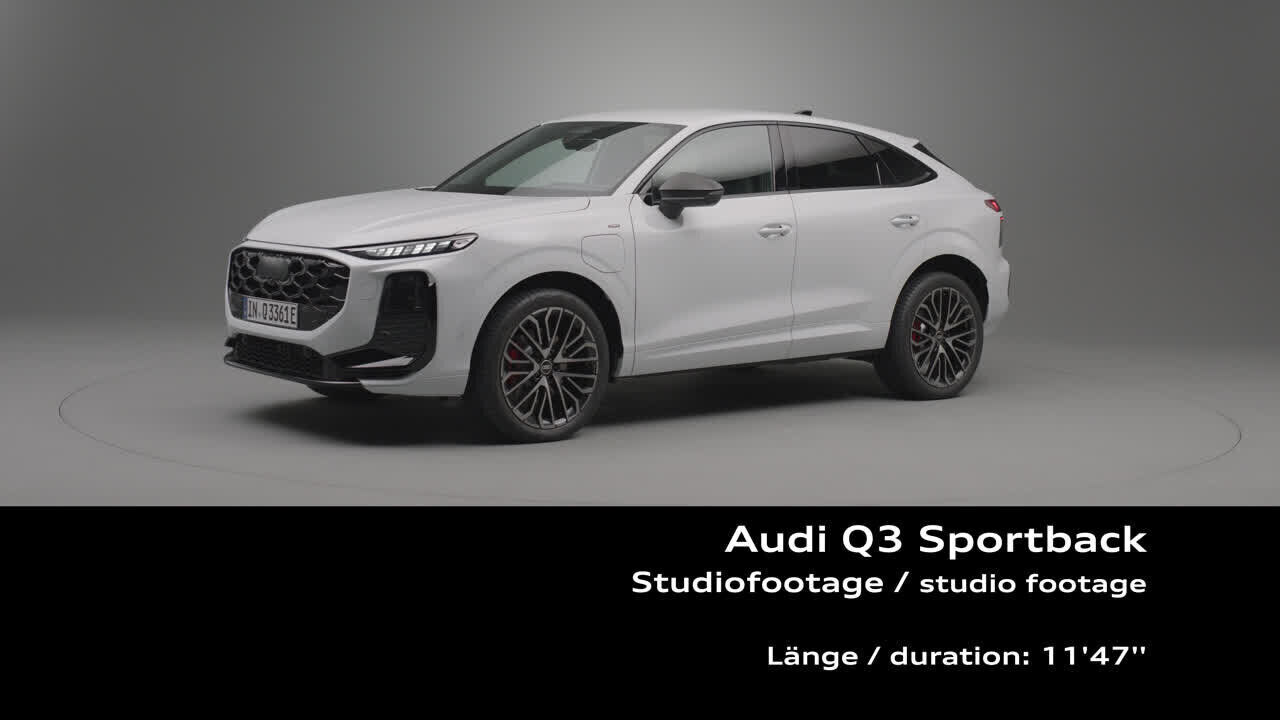 Audi Q3 Sportback – Footage (Studio)