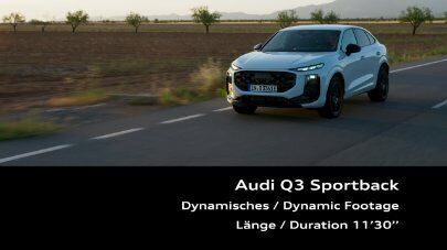 Audi Q3 Sportback – Footage (dynamic, vertical)