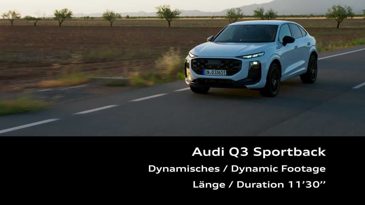Audi Q3 Sportback – Footage (dynamic)