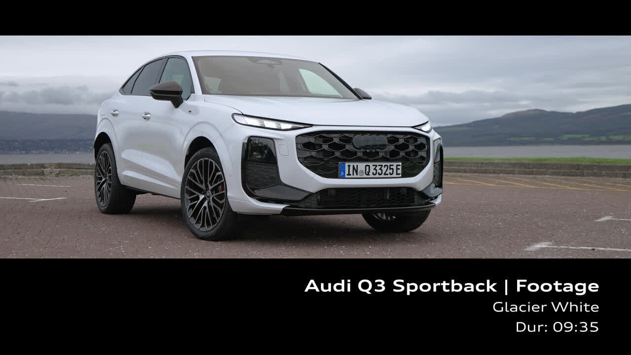 Audi Q3 Sportback Gletscherweiß – Footage (On-Location)