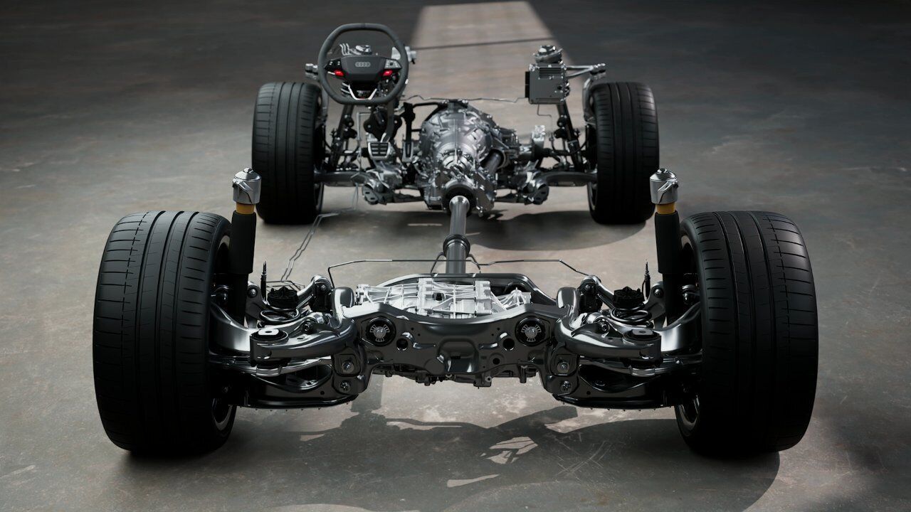 Audi RS 5 – Chassis technology – Animation