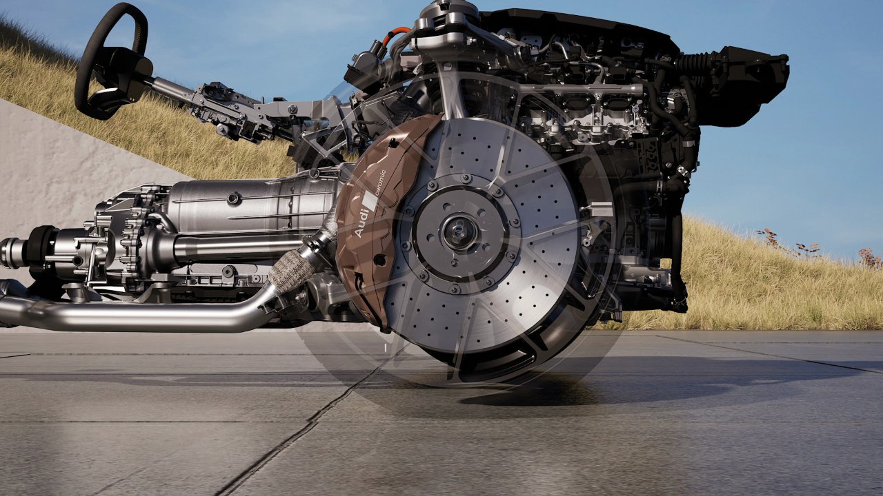 Audi RS 5 – Integrated brake control system with ABS 2.0 – Animation ...