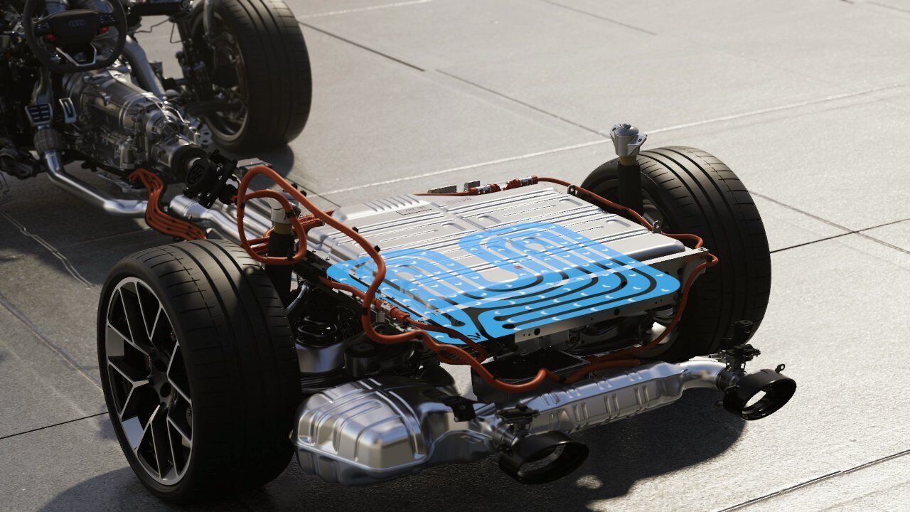 Audi RS 5 – Betriebsstrategie und Batteriemanagement – Animation