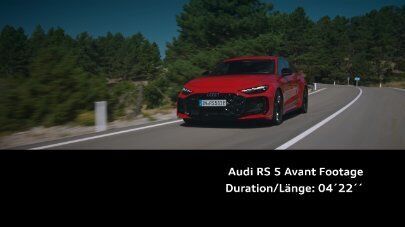 Audi RS 5 Avant – Footage (dynamic, vertical)
