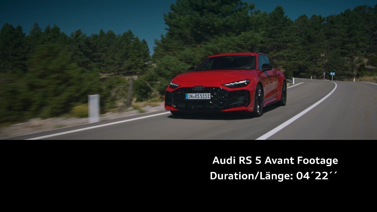 Audi RS 5 Avant – Footage (dynamic)