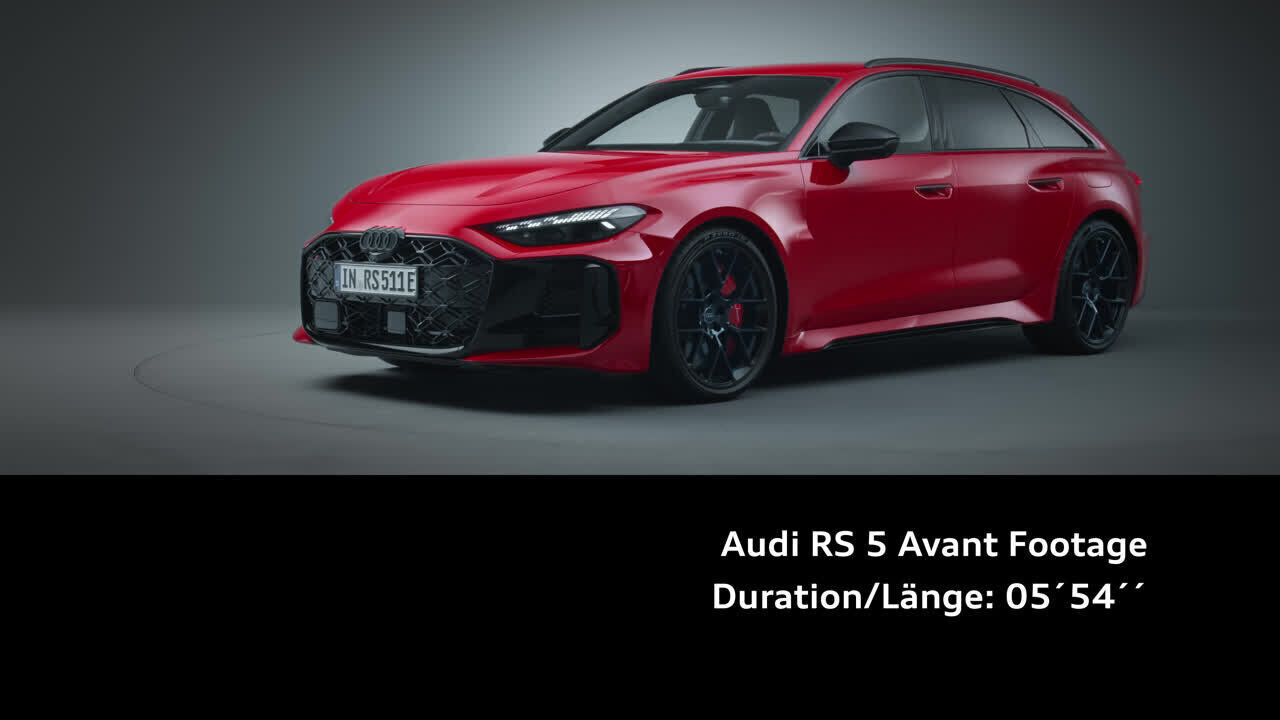 Audi RS 5 Avant – Footage (Studio)