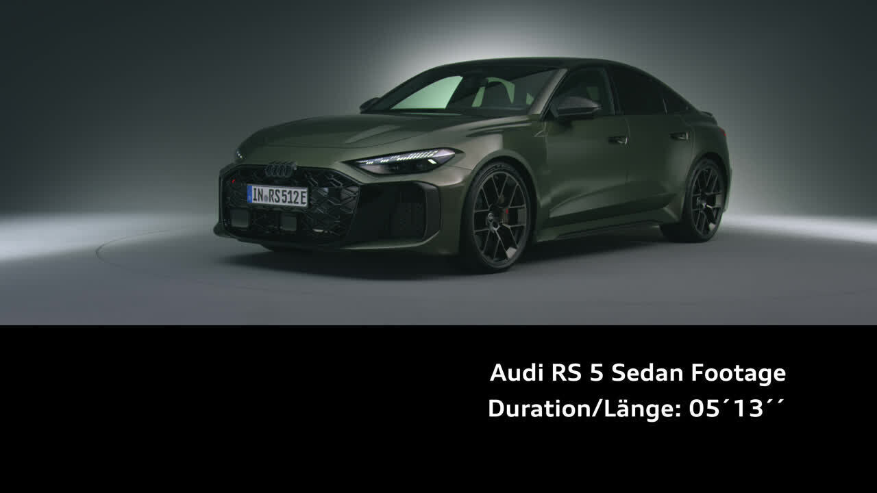 Audi RS 5 Limousine – Footage (Studio)