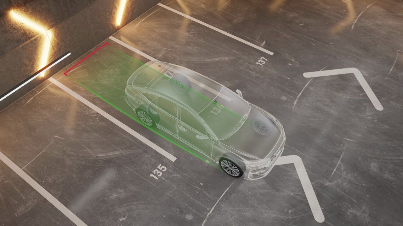 E3 electronics architecture – Comfort and parking functions – Animation