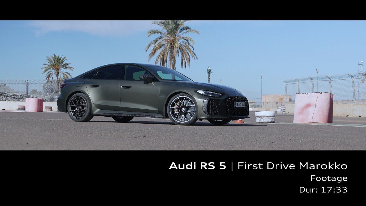 Audi RS 5 Sedan – Footage (on location)