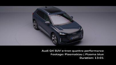 Audi Q4 SUV e-tron quattro performance – Footage (Studio, vertikal)