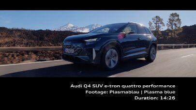 Audi Q4 SUV e-tron quattro performance – Footage (dynamic, vertical)