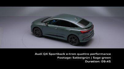 Audi Q4 Sportback e-tron quattro performance – Footage (Studio, vertical)