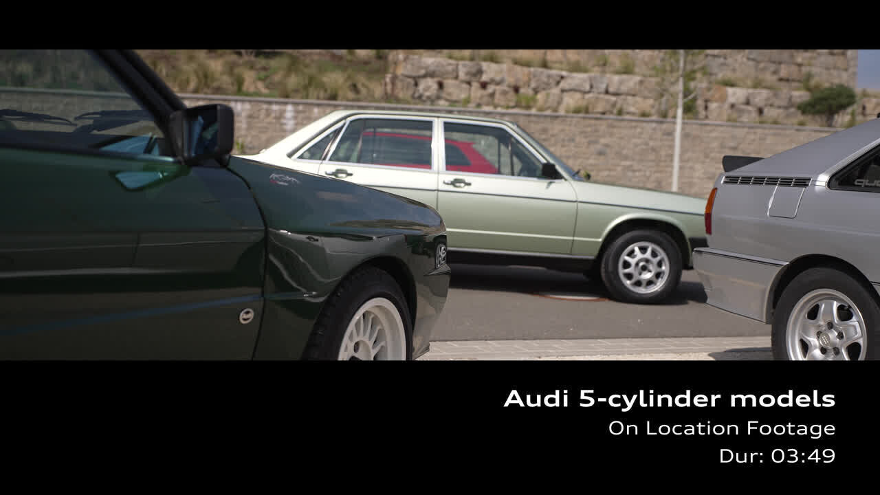Audi Fünfzylinder-Modelle – Footage (On-Location)