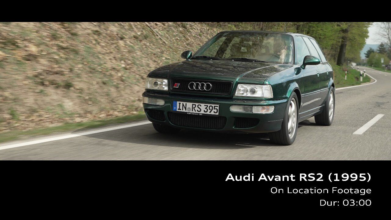 Audi Avant RS2 (1995) – Footage (on location)