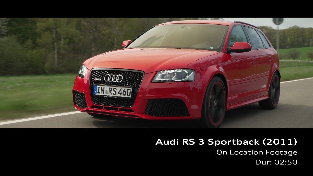 Audi RS 3 Sportback (2011) – Footage (on location)