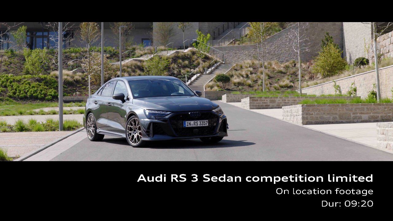 Audi RS 3 Sedan competition limited – Footage (on location)