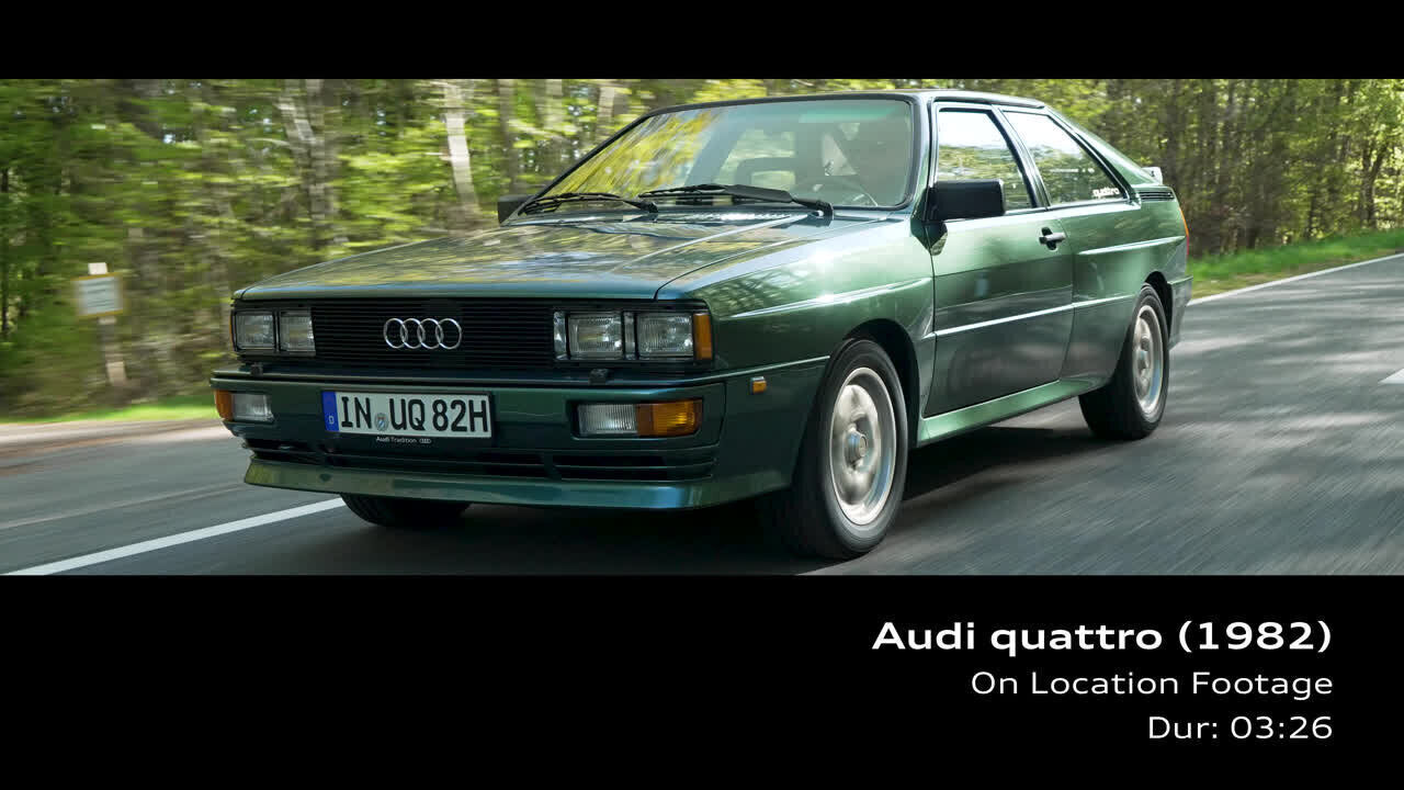 Audi quattro (1982) – Footage (on location)