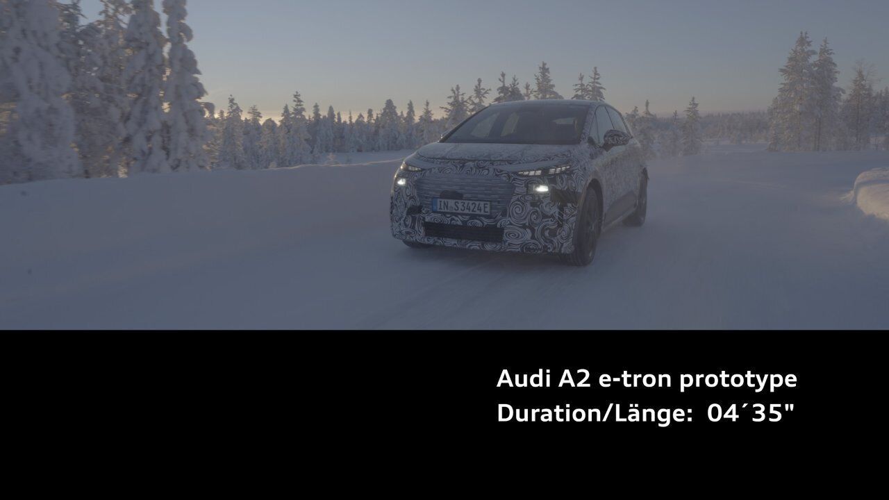 Audi A2 e-tron prototype – Footage