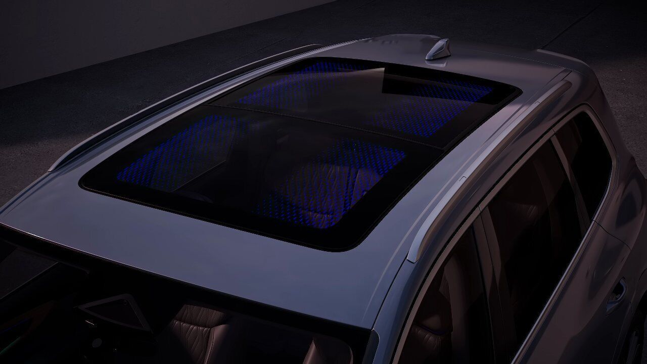 Audi Q7 – Interieur und beleuchtetes Glasdach – Animation