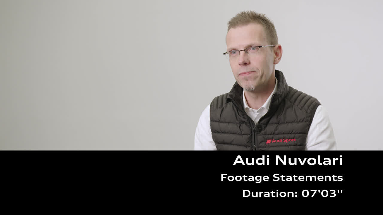 Statements zum Audi Nuvolari – Footage