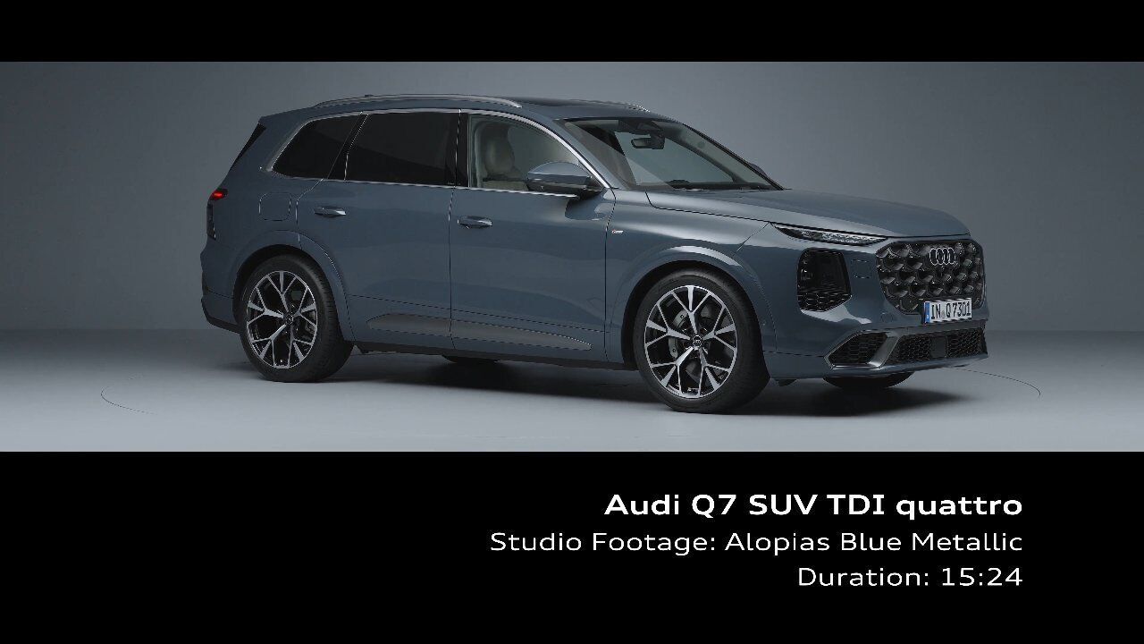 Audi Q7 SUV TDI quattro – Footage (Studio)