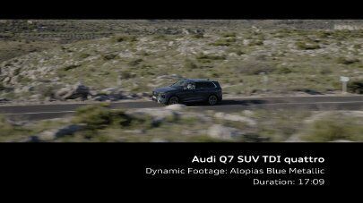 Audi Q7 SUV TDI quattro – Footage (dynamisch, vertikal)